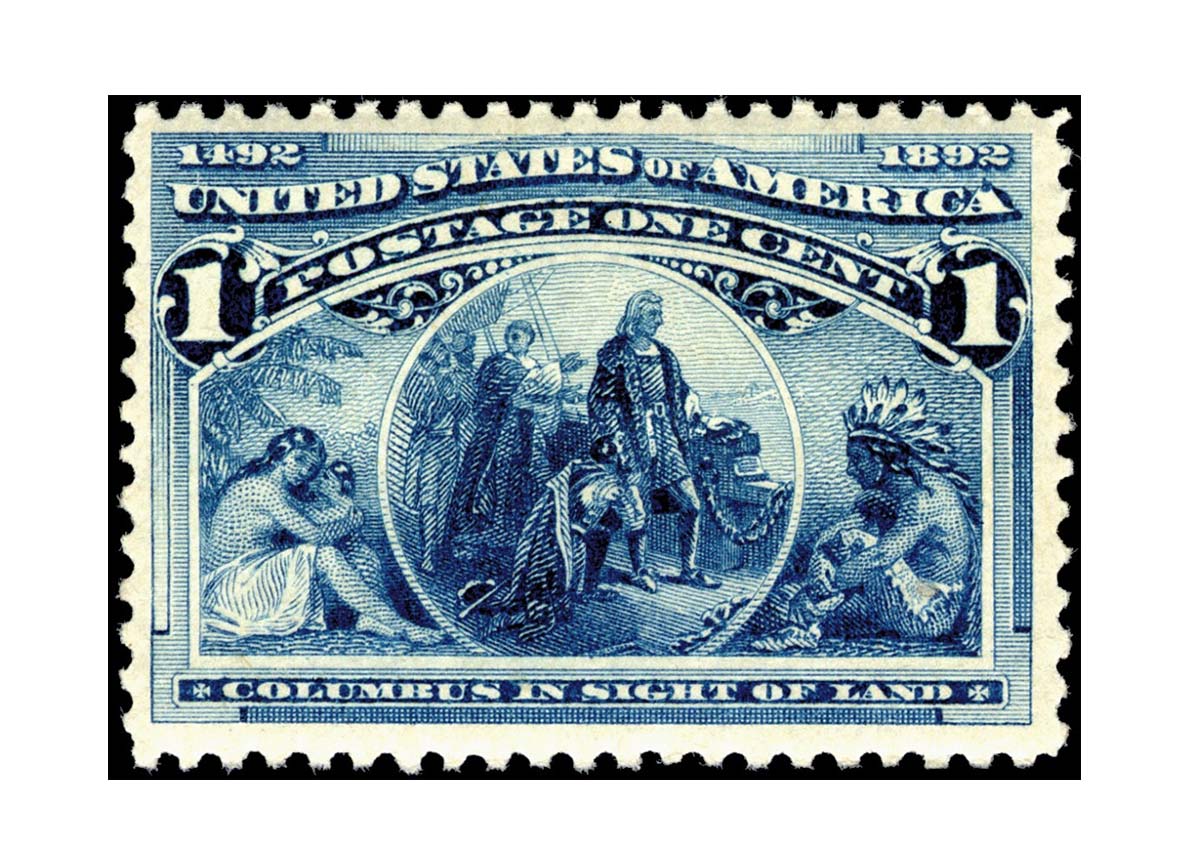 US Postage Stamp - Columbus In Sight of Land - 1 cent
